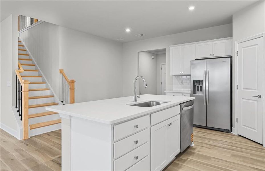 Furnished interior view inside a new home in Anderson Point, McDonough (Image 7).