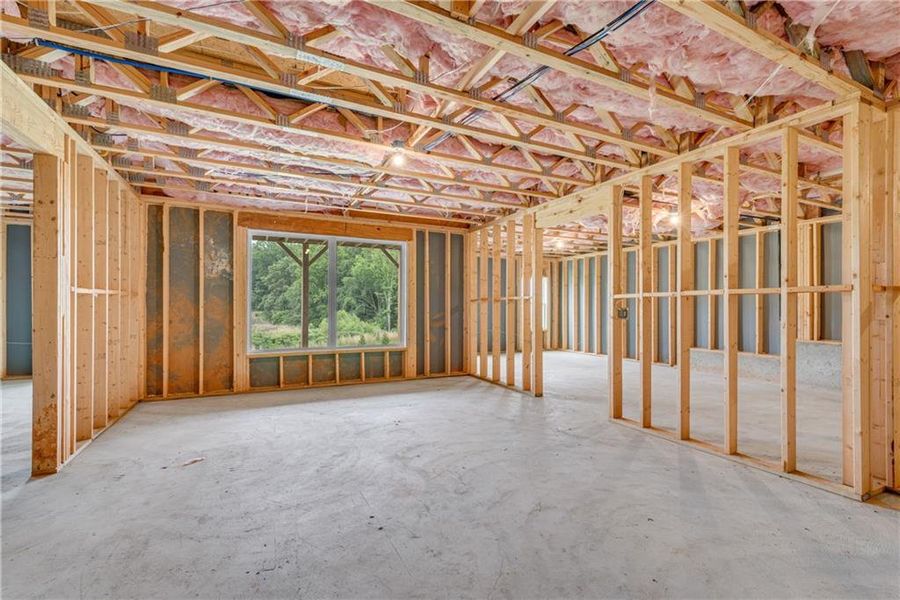 In-progress construction of a new home in Hidden Fields, Hoschton, GA (Image 32).