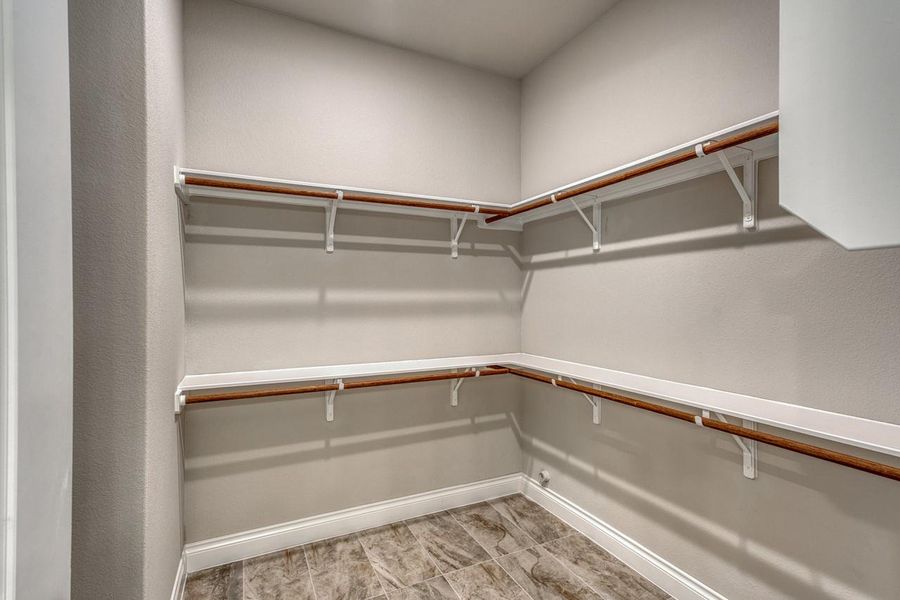 View of spacious closet