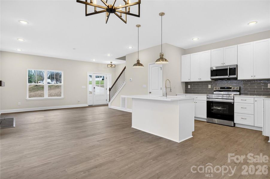 Furnished interior view inside a new home in , Troutman (Image 7).