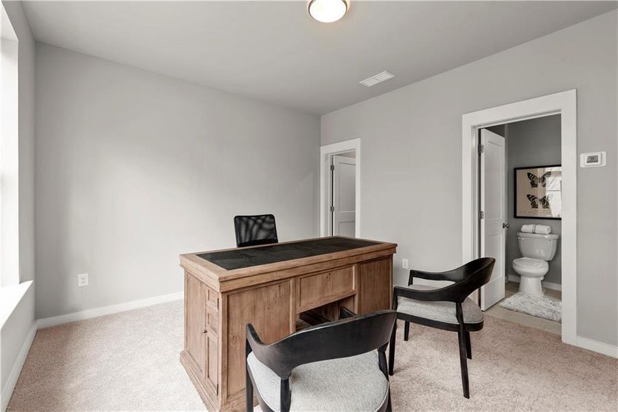 Furnished interior view inside a new home in One Riverside West, Atlanta (Image 4).