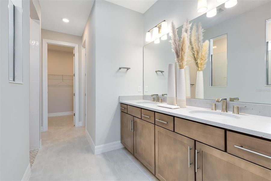 Model Home Design Only. Pictures and furnishings are for illustrative purposes only. Elevations, colors and options may vary. Furniture is for model home staging only.