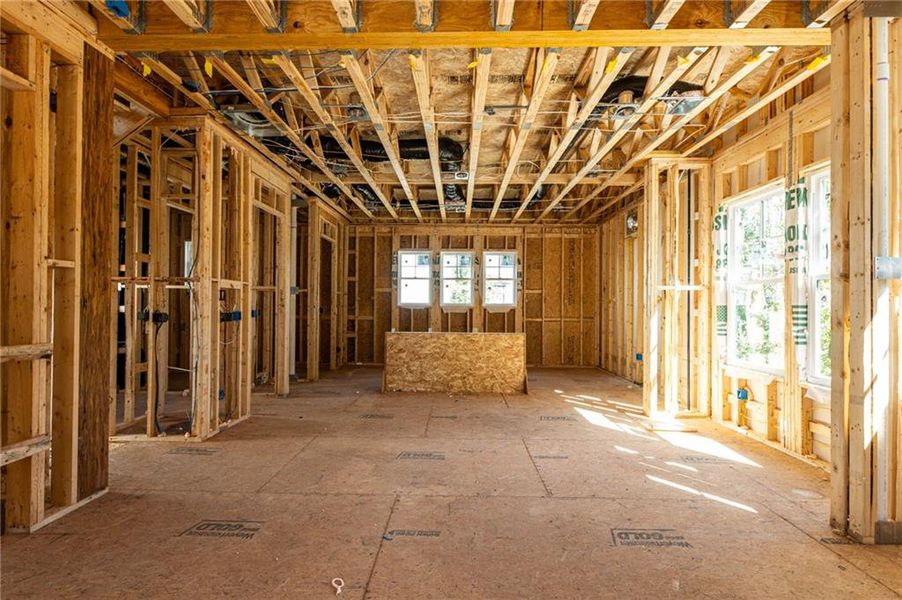 In-progress construction of a new home in , Alpharetta, GA (Image 16).