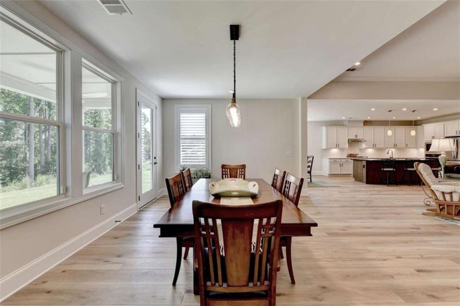Furnished interior view inside a new home in , Hoschton (Image 33).