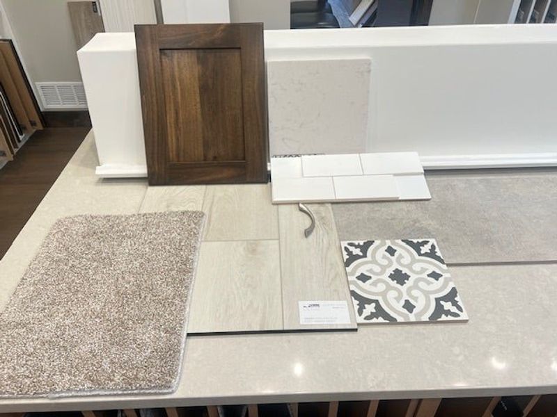 Sample of building materials used in homes in The Lakes at Centerra, Loveland (Image 15).