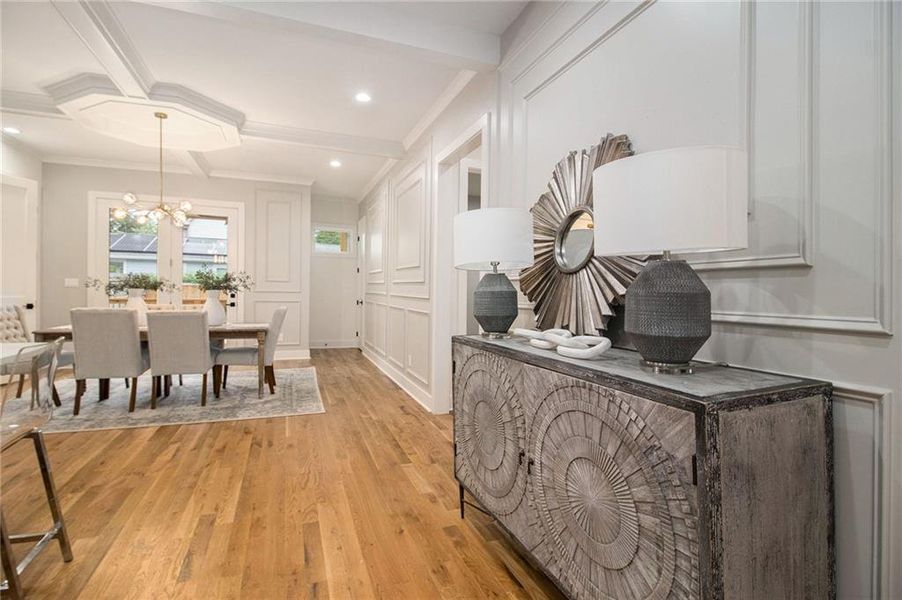 Furnished interior view inside a new home in , Atlanta (Image 51). Furnished interior view inside a new home in , Atlanta (Image 51).