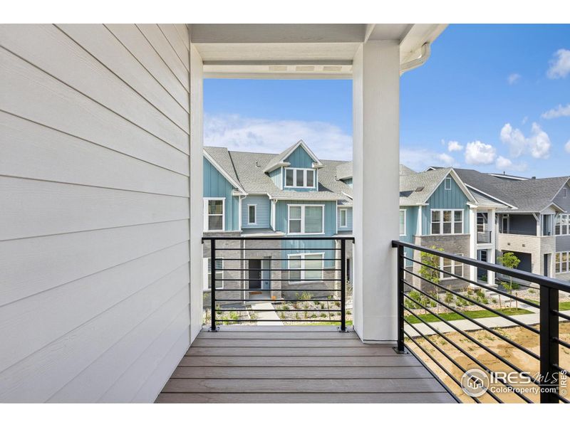 Exterior details and patio area of a home in , Loveland (Image 3).