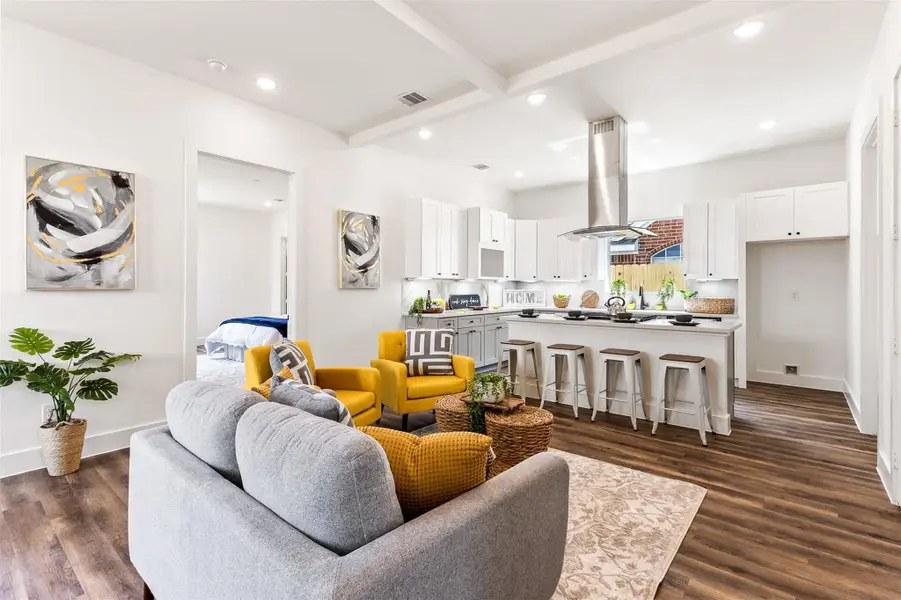 Furnished interior view inside a new home in , Spring (Image 17).