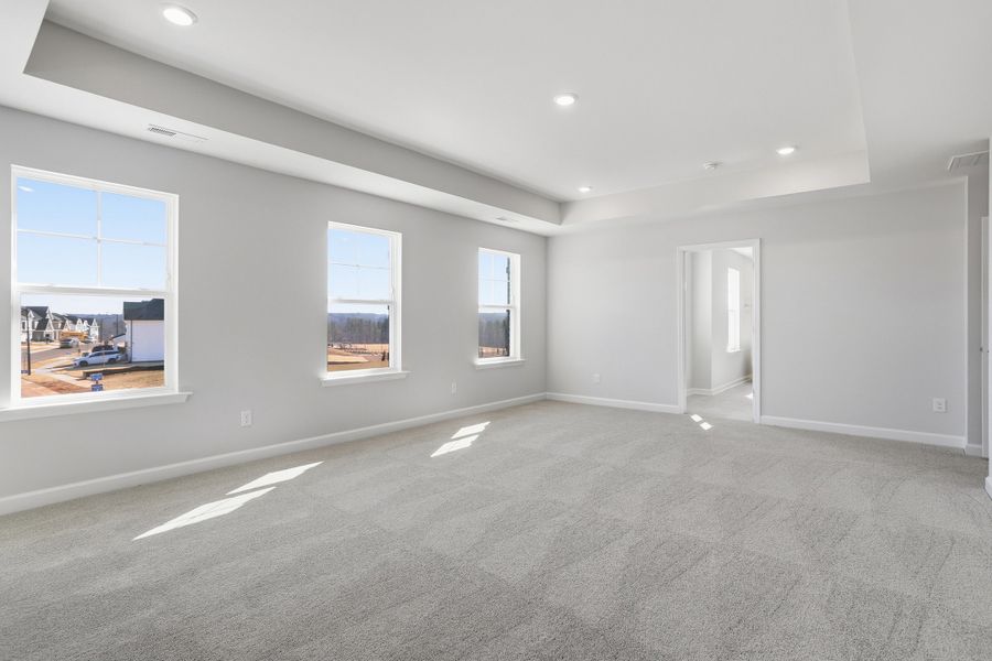 Spacious, unfurnished interior of a new home in Sweetbrier, Durham (Image 35).
