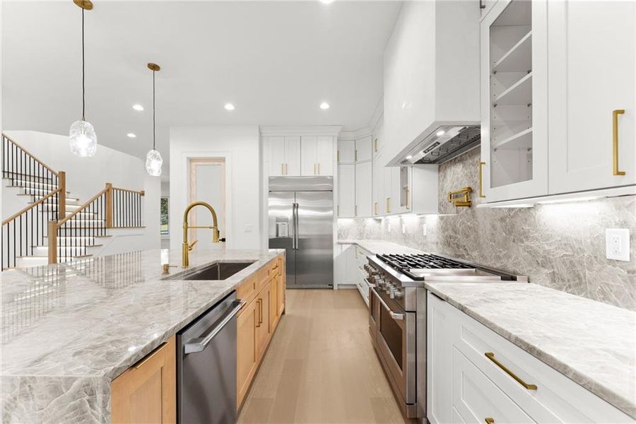 Furnished interior view inside a new home in , Hoschton (Image 13).