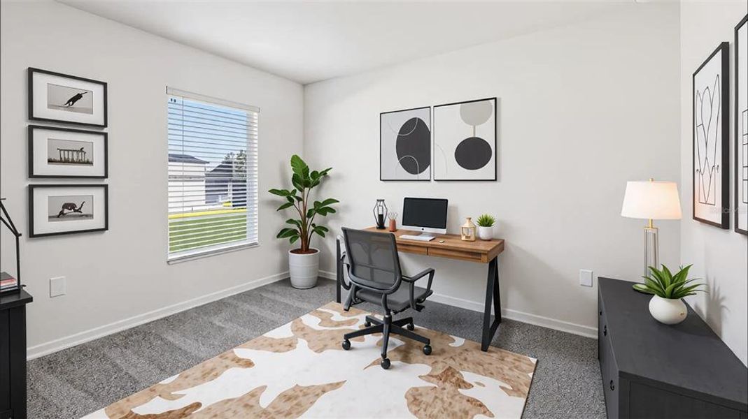 Furnished interior view inside a new home in Triumph South, Wildwood (Image 3).