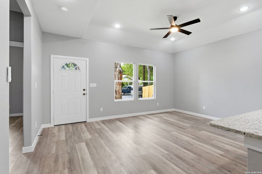 Spacious, unfurnished interior of a new home in , San Antonio (Image 17). Spacious, unfurnished interior of a new home in , San Antonio (Image 17).