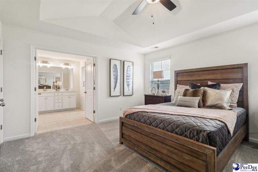 Furnished interior view inside a new home in Southern Columns, Florence (Image 11).