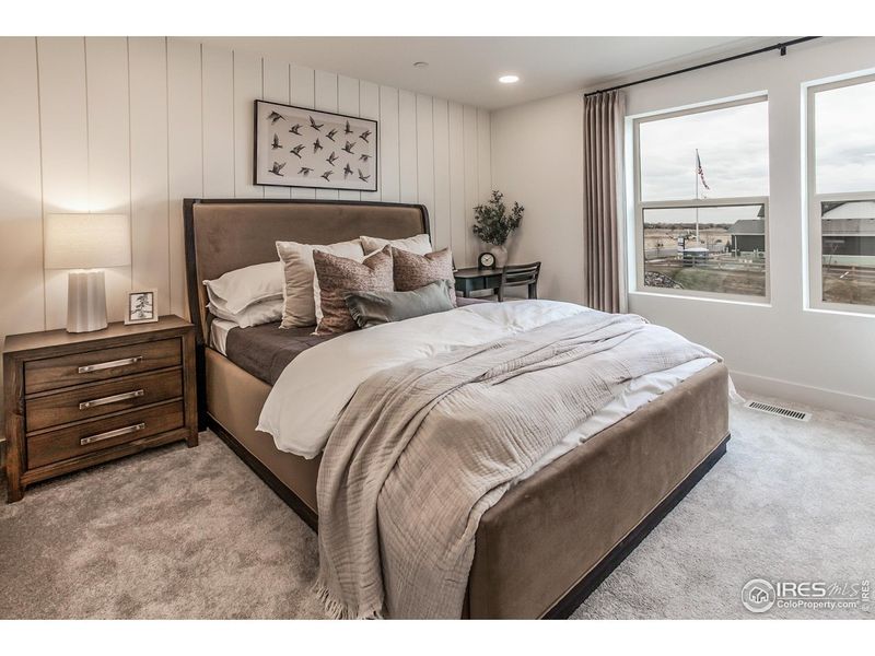Furnished interior view inside a new home in Prairie Song Story Collection - Single Family Homes, Windsor (Image 28).