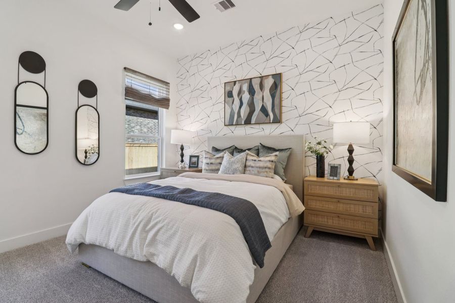 Furnished interior view inside a new home in Audubon, Magnolia (Image 30). Furnished interior view inside a new home in Audubon, Magnolia (Image 30).