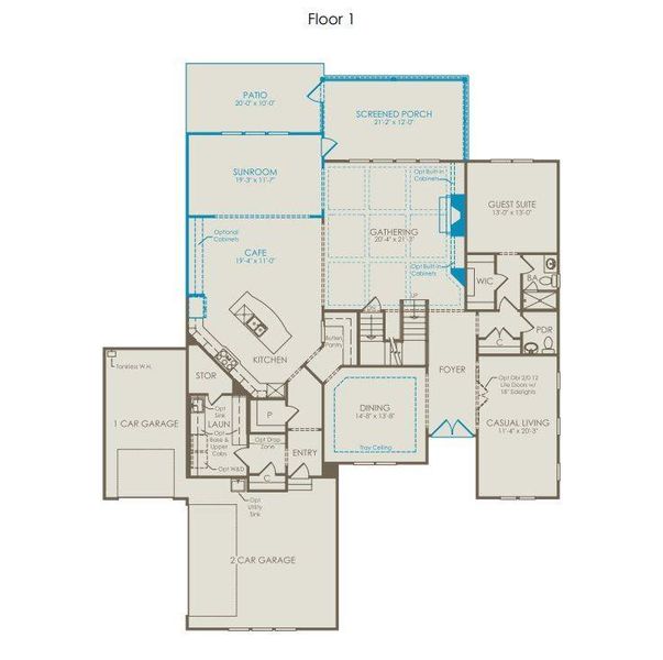 Main Level Floor Plan