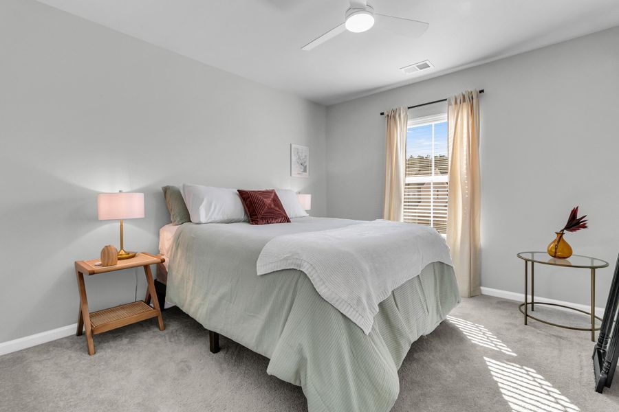 Furnished interior view inside a new home in Sweetgrass at Summers Corner: Arbor Collection, Summerville (Image 20). Furnished interior view inside a new home in Sweetgrass at Summers Corner: Arbor Collection, Summerville (Image 20).