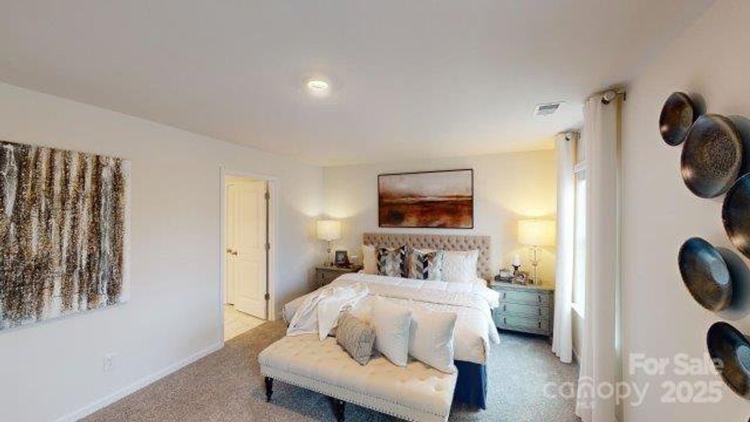 Furnished interior view inside a new home in Falls at Hickory, Hickory (Image 38).