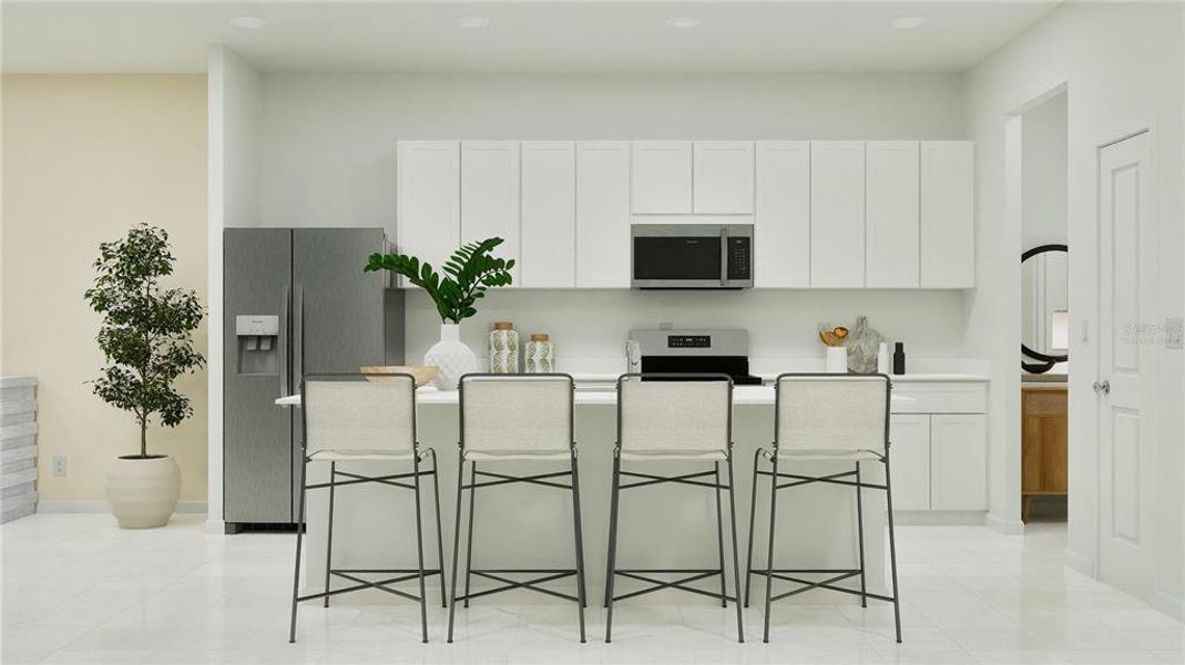 Virtually staged. Kitchen Virtually staged. Kitchen