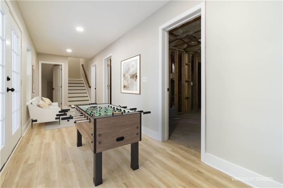 Furnished interior view inside a new home in , Atlanta (Image 21).