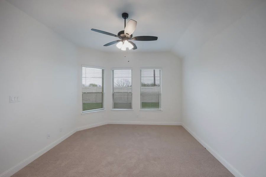 Representative unfurnished interior of a home built from the Bridgeport by Chesmar Homes in Heartland 50's and 60's, Heartland (Image 18).
