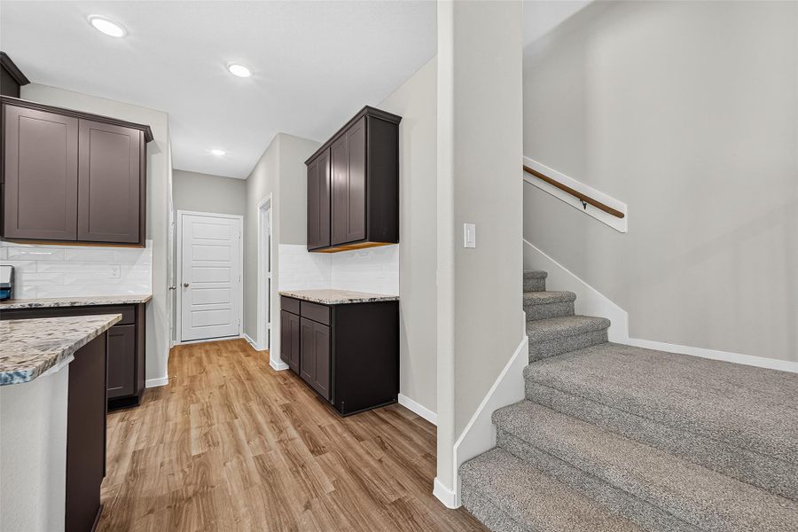 Furnished interior view inside a new home in Mill Creek Trails, Magnolia (Image 13). Furnished interior view inside a new home in Mill Creek Trails, Magnolia (Image 13).