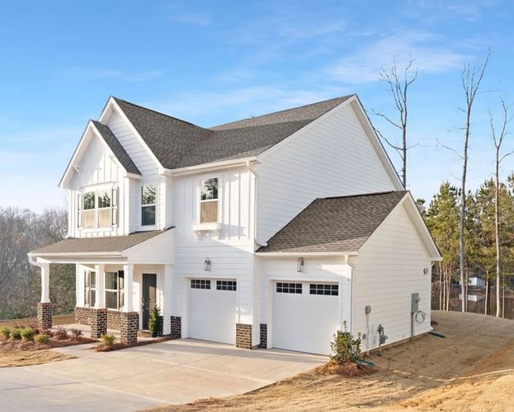 Representative exterior photo of a completed home built from the Inverness by True Homes in Morgan Hills, Albemarle, NC (Image 2).