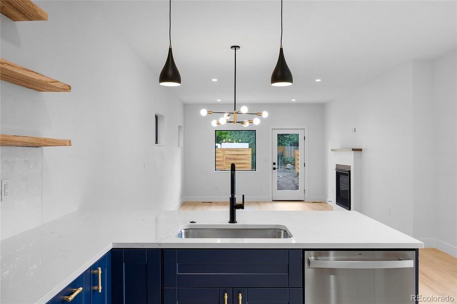Furnished interior view inside a new home in , Denver (Image 13).