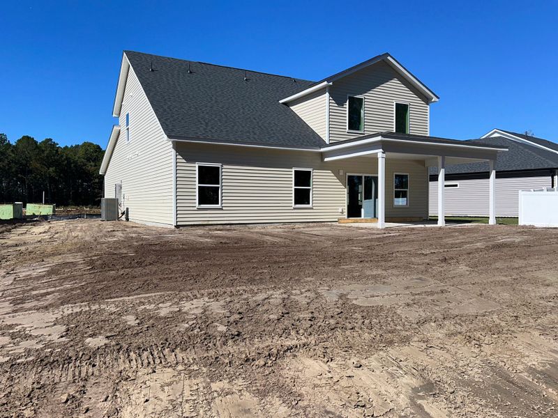 Exterior details and patio area of a home in Trieste at Bella Vita, Myrtle Beach (Image 2).