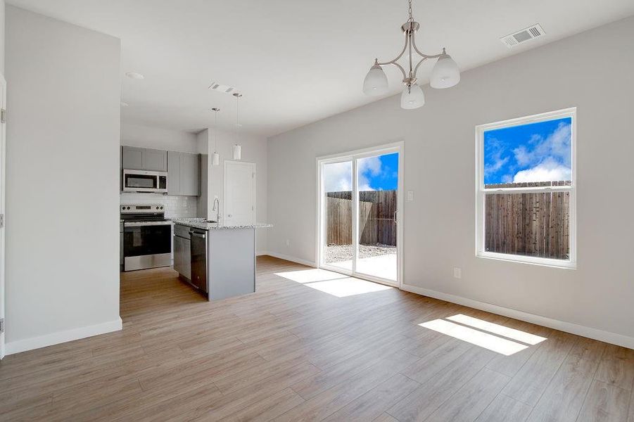 Spacious, unfurnished interior of a new home in Trails of Fossil Creek, Fort Worth (Image 12). Spacious, unfurnished interior of a new home in Trails of Fossil Creek, Fort Worth (Image 12).