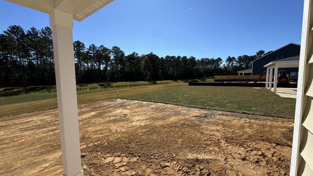 Exterior details and patio area of a home in Watson Hill, Summerville (Image 8). Exterior details and patio area of a home in Watson Hill, Summerville (Image 8).