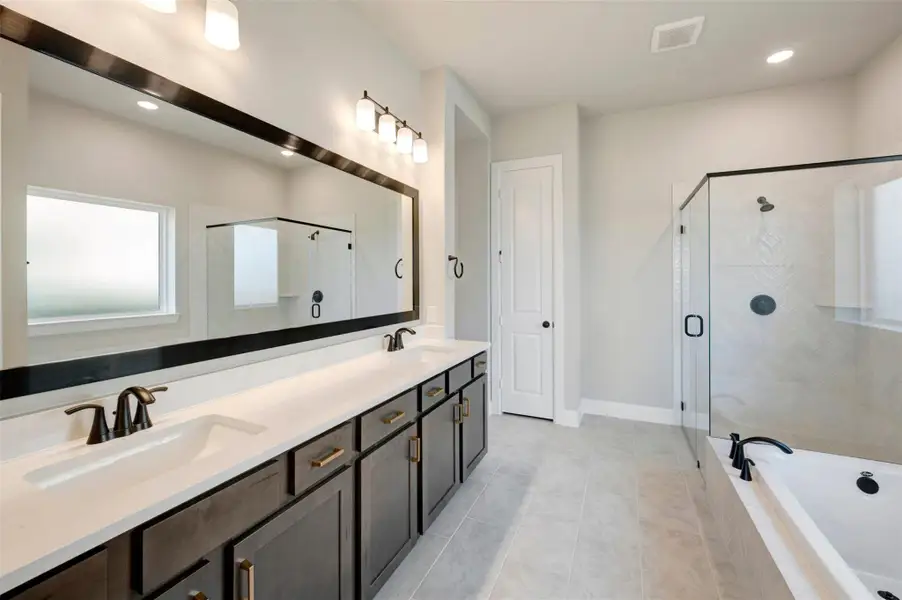 Furnished interior view inside a new home in Brookewater - Ascent Collection, Rosenberg (Image 11).
