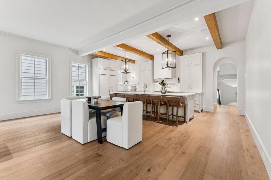 Furnished interior view inside a new home in , Charleston (Image 14).