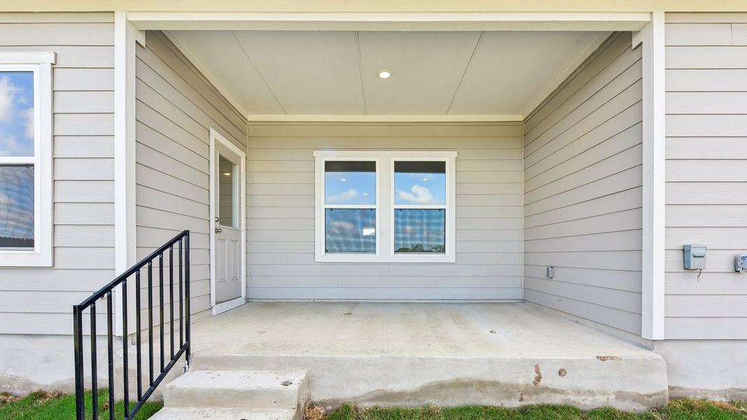Exterior details and patio area of a home in Watermill, Uhland (Image 21). Exterior details and patio area of a home in Watermill, Uhland (Image 21).