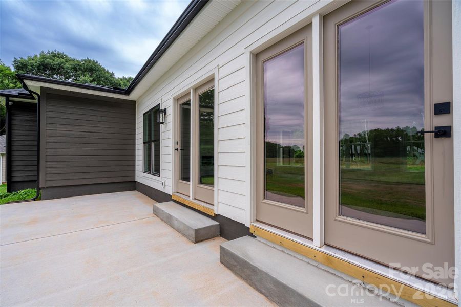 Exterior details and patio area of a home in , Monroe (Image 26).