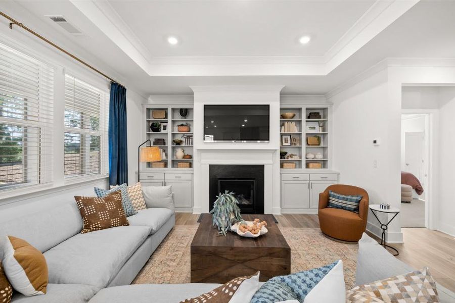 Furnished interior view inside a new home in The Court at Gainesville Township, Gainesville (Image 10).
