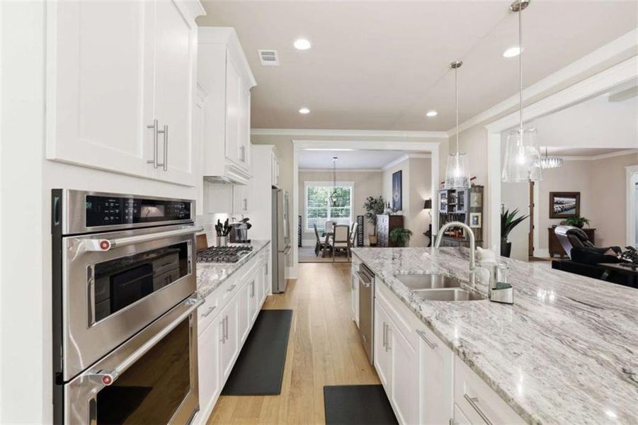 Furnished interior view inside a new home in , Clarkesville (Image 40).