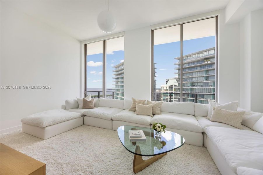 Furnished interior view inside a new home in , Miami (Image 35). Furnished interior view inside a new home in , Miami (Image 35).