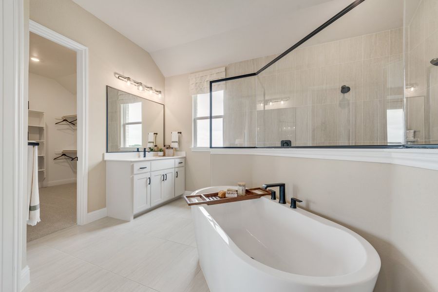 Representative furnished interior of a home built from the Concept 2978 by Landsea Homes in Pecan Acres, Red Oak (Image 12).