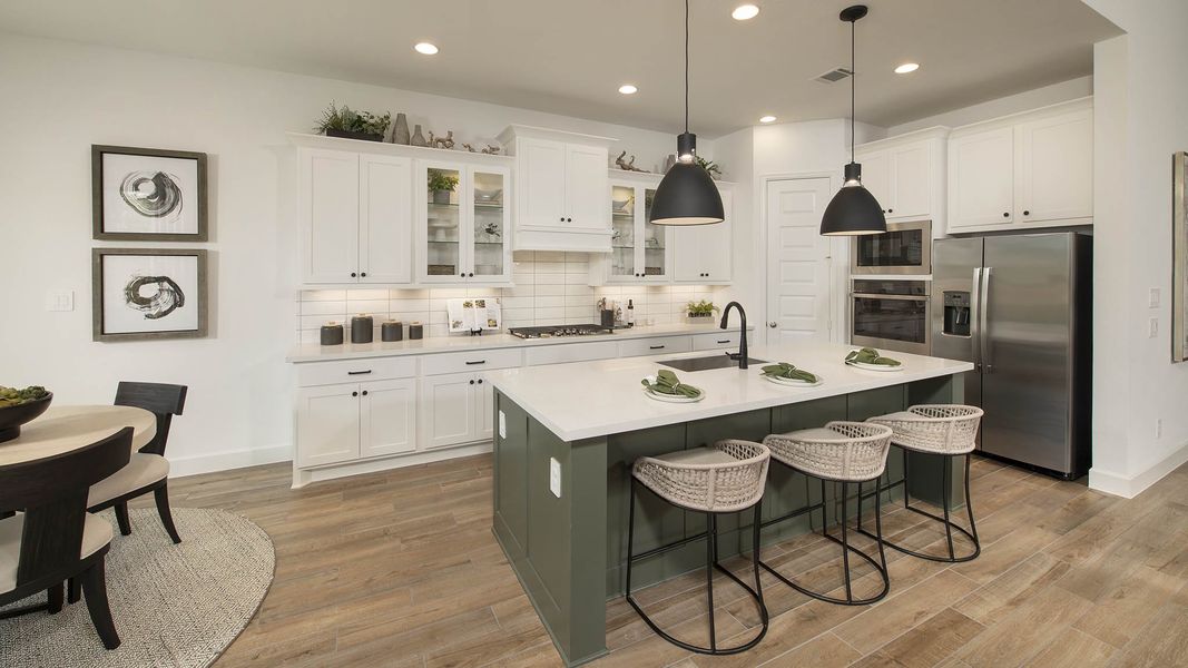 Furnished interior view inside a new home in Audubon Park 60', Magnolia (Image 6).