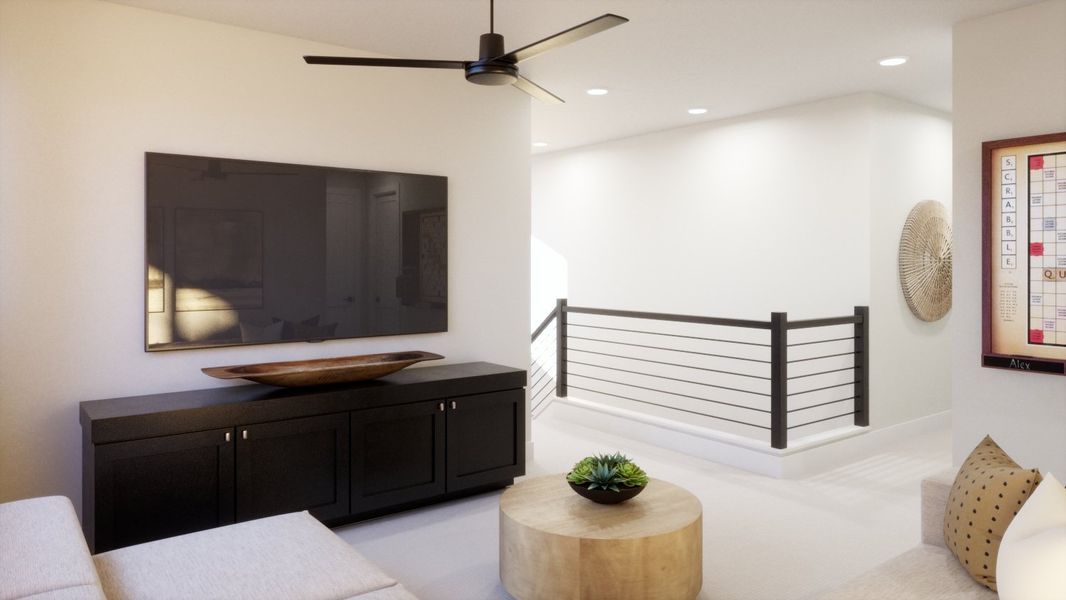 Representative furnished interior of a home built from the 4061 by Risewell Homes in Bluff Haven, Georgetown (Image 11).