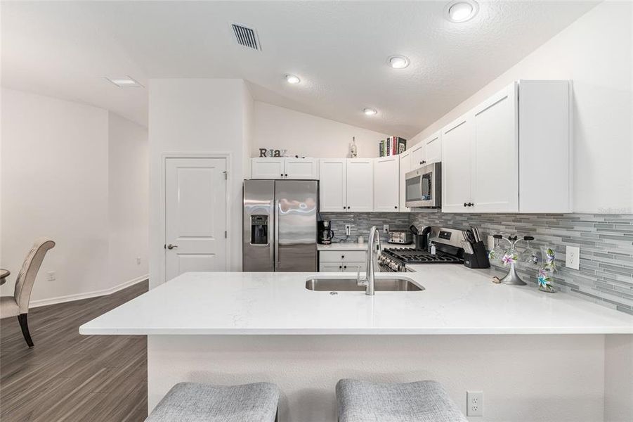 Furnished interior view inside a new home in , The Villages (Image 64).