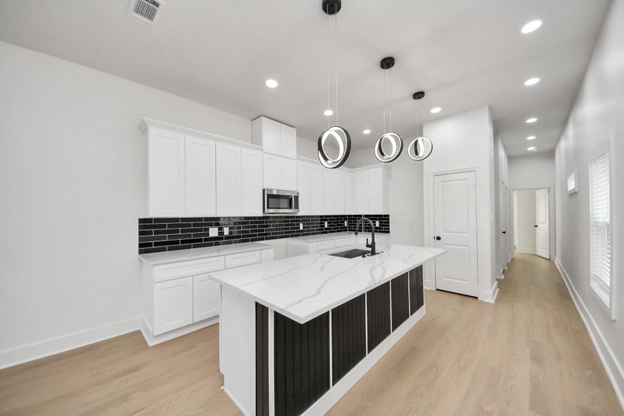 Furnished interior view inside a new home in , Houston (Image 13).