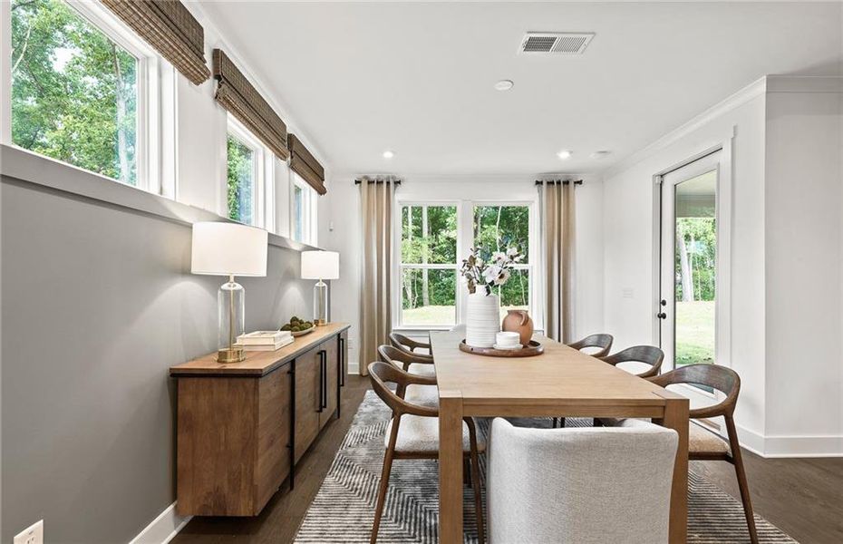 Furnished interior view inside a new home in , Villa Rica (Image 16). Furnished interior view inside a new home in , Villa Rica (Image 16).