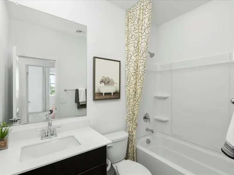 Furnished interior view inside a new home in Silva Farms - Classic Series, Goodyear (Image 11).