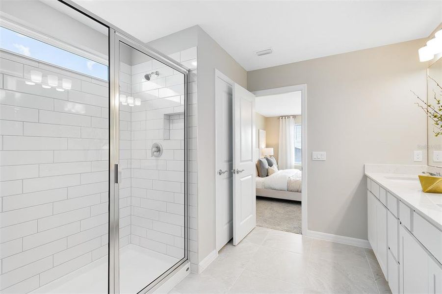 Furnished interior view inside a new home in EverBe, Orlando (Image 8). Furnished interior view inside a new home in EverBe, Orlando (Image 8).