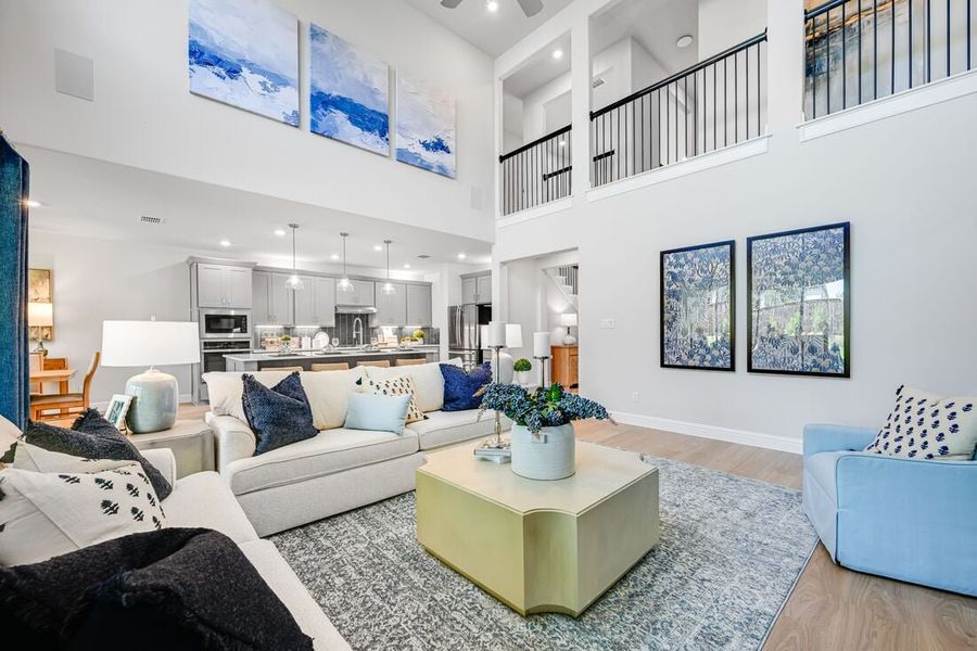 Furnished interior view inside a new home in The Ridge at Northlake, Northlake (Image 10).