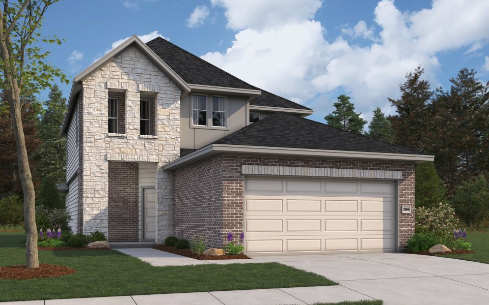 Rendering of floor plan. Colors and features may differ from shown representation.