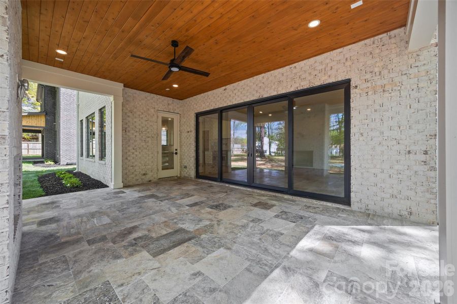 Exterior details and patio area of a home in , Charlotte (Image 3).