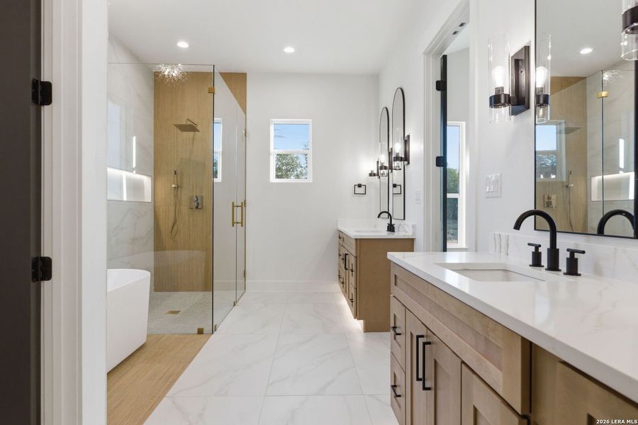 Furnished interior view inside a new home in , Bulverde (Image 18).